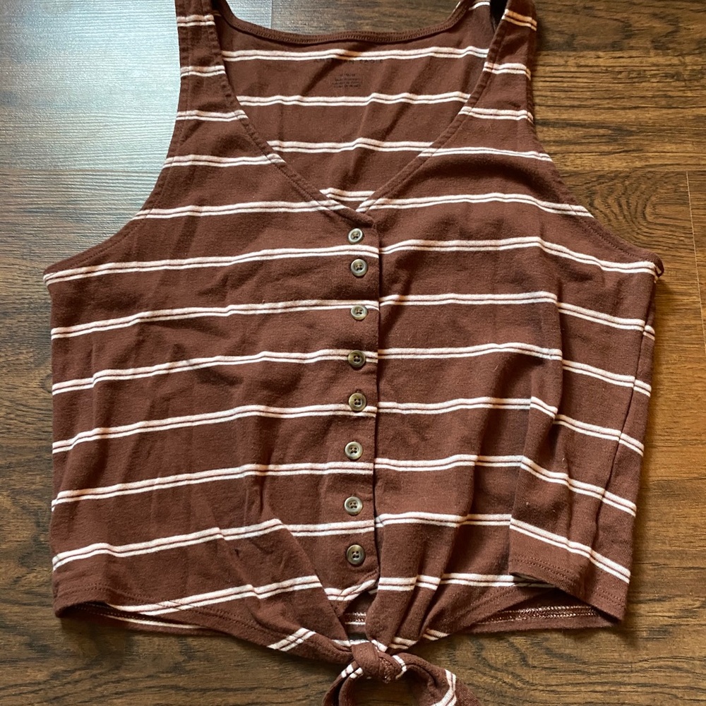 American Eagle Striped Tank